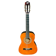 PARQUER Gc834rb Guitarra clásica para niño mediana marron funda regalo!