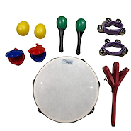 PARQUER Tz6h Set De 6 Instrumentos De Percusion Banda Ritmica