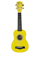 PARQUER Fzu-002 Ylw Ukelele Soprano Amarillo Con Funda