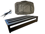 PARQUER Xgq303 Pedalboard metálico de 50x30 cm 3 hileras con funda