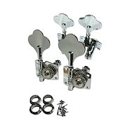 PARQUER Za019 Set De Clavijas Para Bajo Tipo Fender 2+2 Cromado