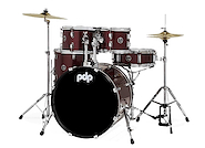 PDP Pdce22ktrst Bateria 5 cuerpos con fierros platillos y banqueta