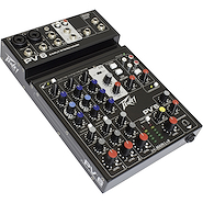PEAVEY Pv6 usb-6 Consola mixer de 6 canales mono con entradas xlr 2 usb - $ 243.000