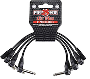 PIG HOG Phlsk6bk Cable plug plug interpedal slim pacth 15 cm set 4 unid