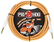 PIG HOG Pch102oc Cable Plug Plug 3 Mts Orange Creme Para Guitarra Bajo
