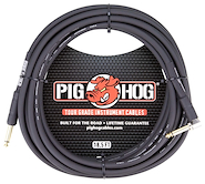 PIG HOG Ph186r Cable Plug Plug 6 Mts Angular Para Guitarra Bajo