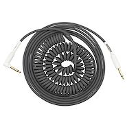 PIG HOG Phcc30gr Cable Plug Espiralado Para Guitarra Bajo 9 Mts
