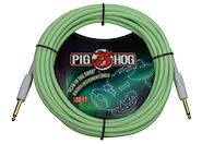 PIG HOG Pch20glo Cable Plug Brilla En La Oscuridad Para Guitarra Bajo 6 Mts