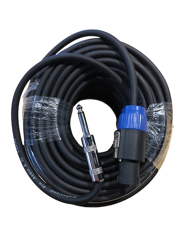 PRO AUDIO Cqsm100-100ft Cable speakon a plug mono 30.5 mts - $ 41.300