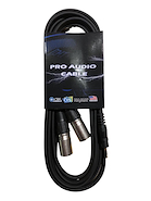 PRO AUDIO Cesdxm12-12ft Cable mini plug 3.5 stereo a 2 xlr canon macho 3,6 mts