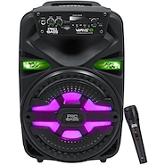 PRO BASS Wave 8 Bafle activo 8" bluetooth fm bateria microfono cable