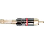 PROEL Mrca48rd Ficha RCA contactos chapados en oro resorte flexible x par