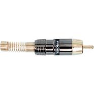 PROEL Mrca48bk Ficha RCA contactos chapados en oro resorte flexible x par