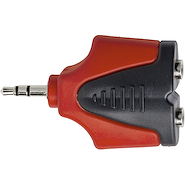 PROEL At140pro Adaptador profesional plug st 3,5 a 2 plug 3.5 st