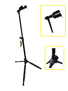 PRO-LOK Ergo Gtr Soporte de guitarra alto deluxe con traba ajustable