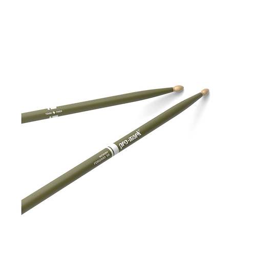 PROMARK Tx5aw Palillo Hickory 5A Punta Madera Verde - $ 35.000