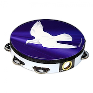 REMO ASIA Ta-9108-18 Pandero 08" parche sintetico hilera sonajas simple paloma
