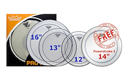 REMO Pp-0312-ps Set de 4 parches pinstripe clear 12"-13"-16" + 14" coated