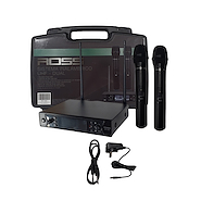 ROSS Mu-626 Micrófono inalámbrico uhf doble de mano estuche