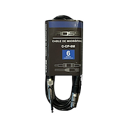 ROSS C-cp-6m Cable canon plug 6 mts conector metálico