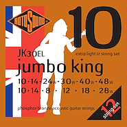 ROTOSOUND Jk30el Encordado acústica 12 cuerdas 10-48 phosphor bronze
