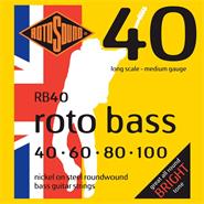 ROTOSOUND Rb40 Encordado bajo 4 cuerdas 040-100