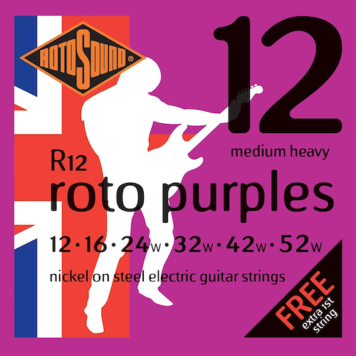 ROTOSOUND R12 Encordado eléctrica purples 12-52 1º extra - $ 20.345