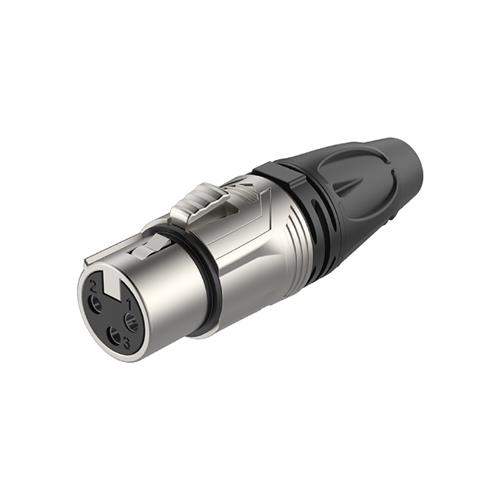 ROXTONE Rx3f-Nt Ficha Canon Hembra Xlr Metálica Profesional - $ 4.000
