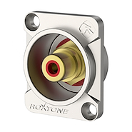 ROXTONE Rf2d-N Ficha Rca Hembra Chasis Niquelada