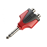 ROXTONE Rpan330 Ficha Adaptador Plug 6.5 St A 2 Rca