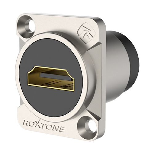 ROXTONE Rah14d Ficha Hdmi Hembra Para Chasis Nickel - $ 13.000