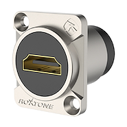 ROXTONE Rah14d Ficha Hdmi Hembra Para Chasis Nickel