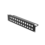 ROXTONE Rack2u24 Rack enchapado doble 24 ranuras montable aluminio