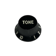 SAMBONG Kn005tb Perilla Para Guitarra Stratocaster Plástico Tono Negra