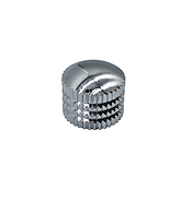 SAMBONG Kn008 Perilla Cromada Plástica Para Instrumentos