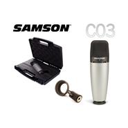 SAMSON C03 Micrófono condenser para estudio súpercardiode estuche