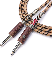 SANTO ANGELO Sankila3-Gld-I Cable Killswitch Plug Acoustic Textil Mute 3,05 Mts
