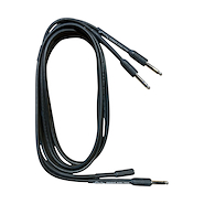 SANTO ANGELO Sanexo2-Blk-I Cable Exodus 2 Mts 2 Plug Mono A 1 Plug St 1 Plug Hembra 3.5