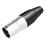 SEETRONIC Scsm3 Ficha Canon Xlr Macho A Cable Nickel