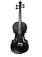 SEGOVIA Vs105h44 Violín superior 4/4 color negro perlado estuche arco resina