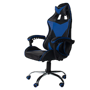 SENON Bgs01bl Silla Gamer Giratoria Reclinable Apoya Brazos Color Azul
