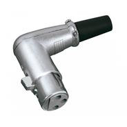 SKP Xlf3-90 Ficha Canon Xlr Hembra 3 Polos 90° A Cable X 4 Unidades