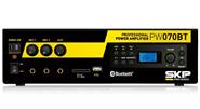 SKP Pw-070bt Amplificador pa comercial usb sd bt 4 canales 70/100v 320w