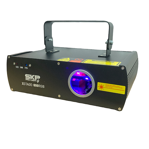 SKP Xstage-800rgb Laser dj rojo verde azul haz punto figuras geométicas dmx - $ 262.900