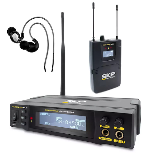 SKP Stage In Ear Mkii Sistema De Monitoreo Inalámbrico True Diversity Oferta! - $ 300.000