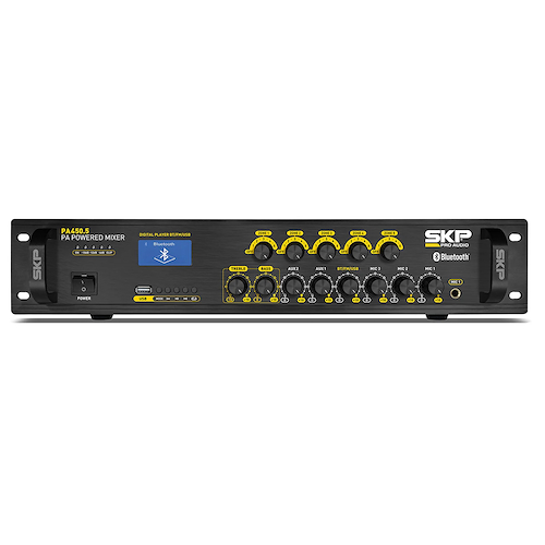 SKP Pa-450.5 Amplificador Pa 450W 5 Zonas Bluetooth Usb - $ 918.000