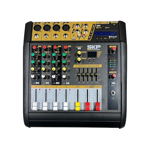 SKP Vz40 ll Consola amplificada 4 canales 1600w 