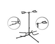 SMS Gs310 Soporte Para Guitarra Bajo Doble Negro