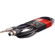 STAGG Smc3xp Cable canon xlr hembra a plug 6.5 mono standard 3 mts - $ 9.600