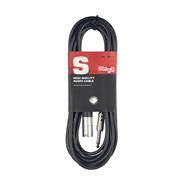 STAGG Sac10pxm Cable canon macho xlr a plug 6mm 10 mts